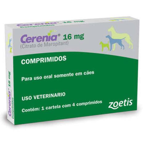 Cerenia 16mg Antiemético Zoetis Com 4 Comprimidos