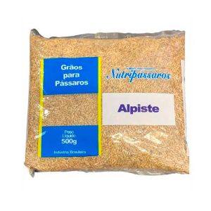 Semente Nutripássaros Alpiste Para Pássaros 500g
