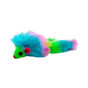 Brinquedo Para Gatos Pelúcia Ratinho Colorido Savana Pet
