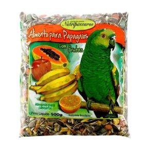 Ração Nutripássaros Para Papagaios com Frutas 500g