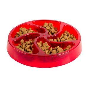 Comedouro Resistente Para Cães Buddy Toys Vermelho